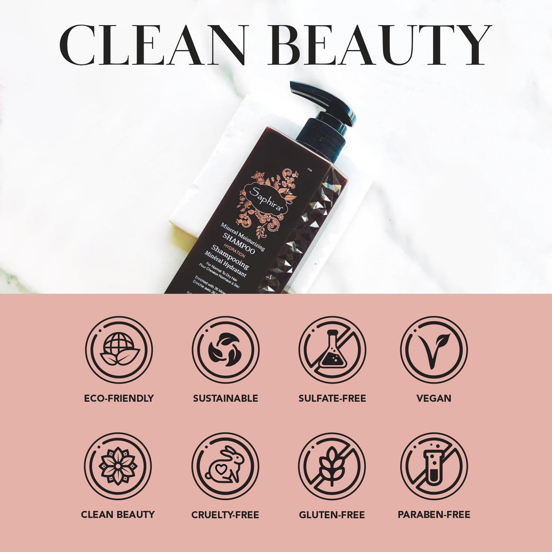 Saphira Keratin Moisturizing Shampoo 1 33.8 Oz