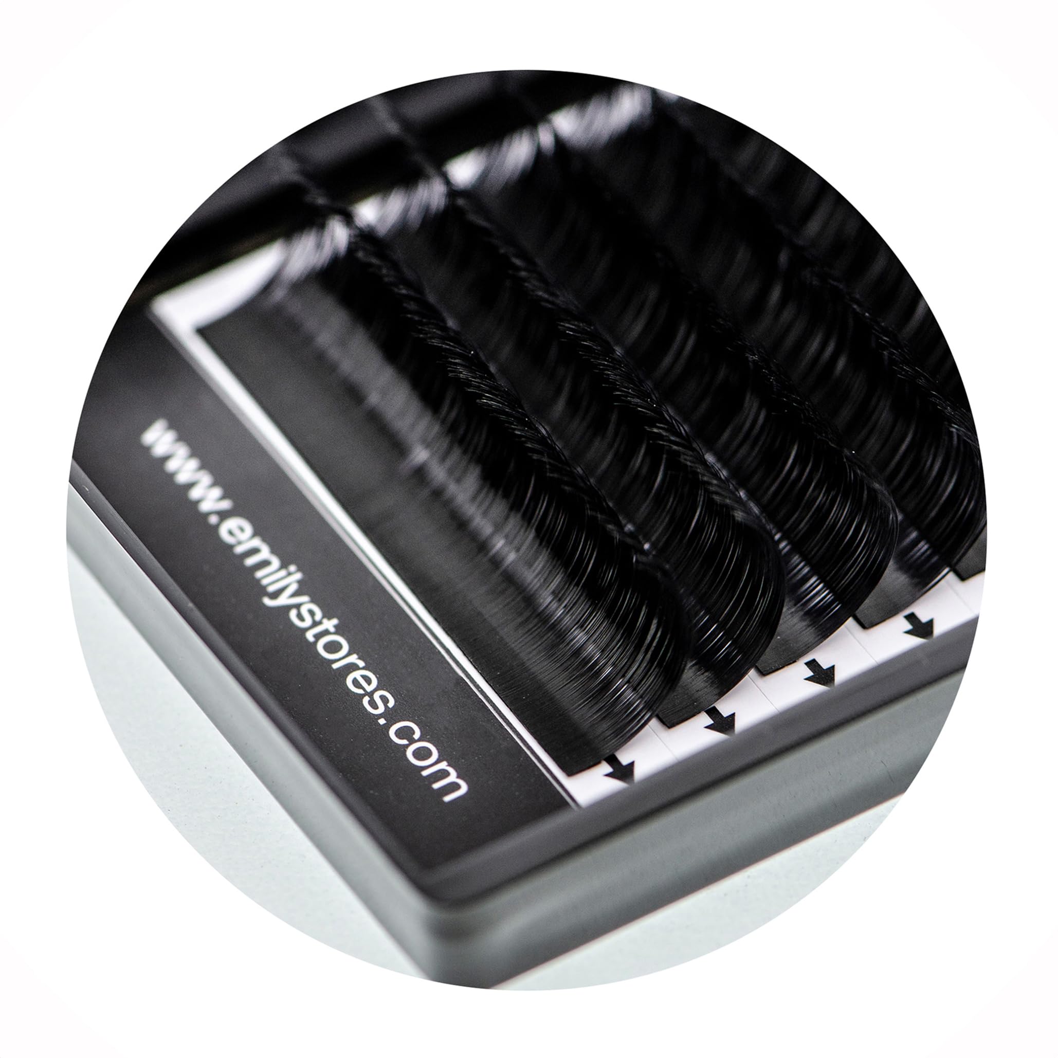 EMILYSTORES 0.05mm Thickness J Curl 11mm Length Lashes Silk Mink Eyelashes For Eyelash Extensions Single Size One Tray