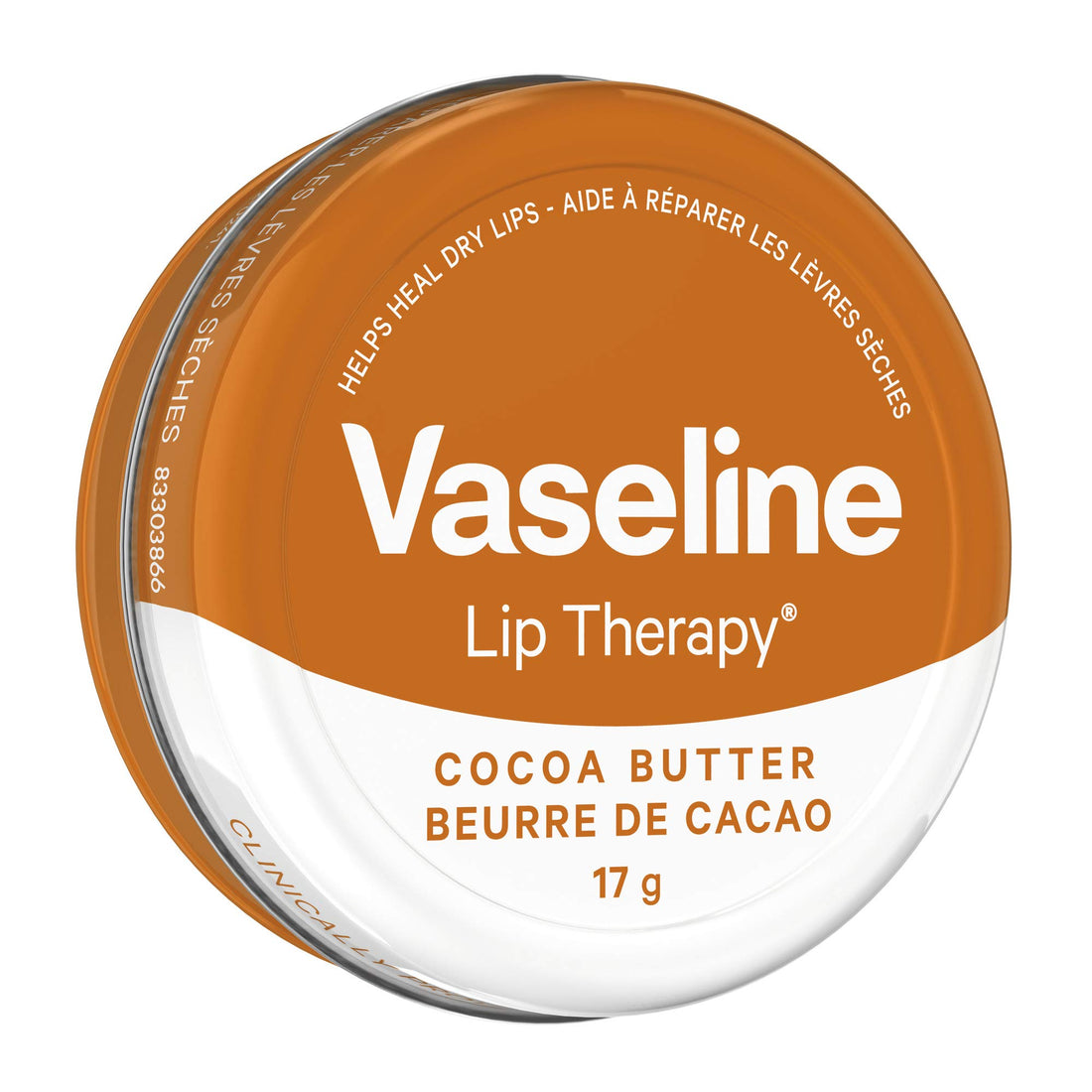Vaseline Lip Therapy Lip Balm Tin, Cocoa Butter, 0.6 oz
