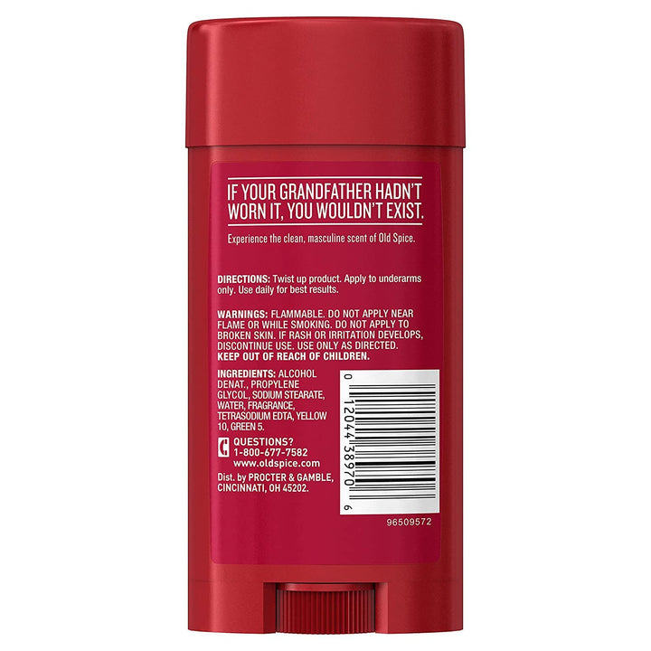 Old Spice Classic Deodorant Stick, Original 3.25 oz (Pack of 12)