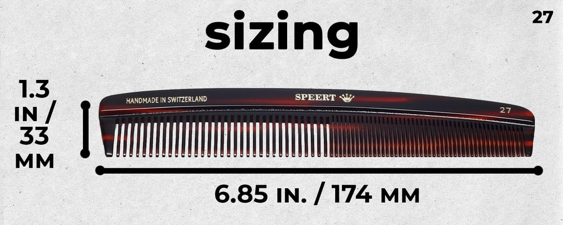 Hand-made tortoise comb #27