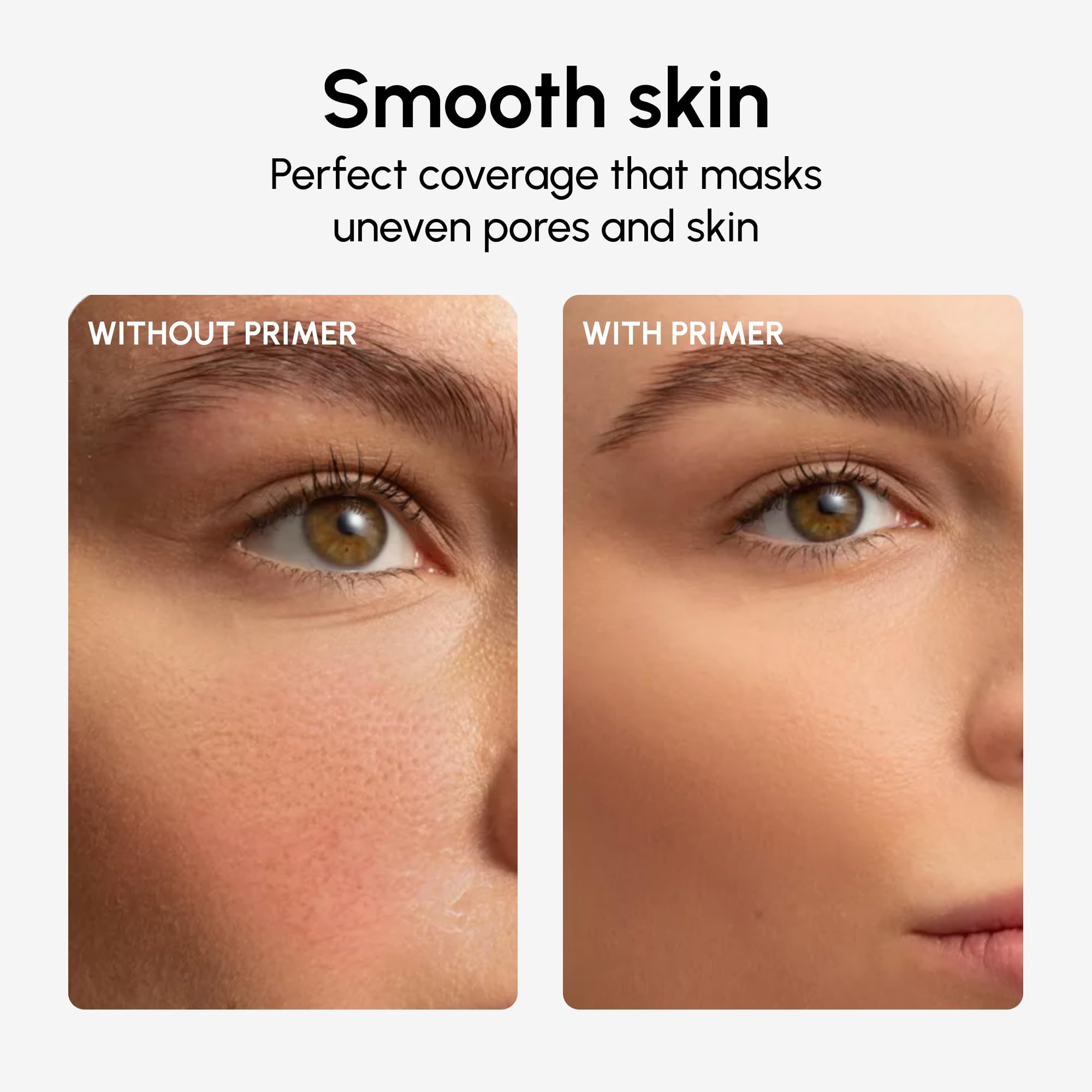 Pore Minimizing Face Primer, Long-Lasting BB Cream, Makeup Primer & Moisturizing Face Cream for Smooth, Flawless Skin