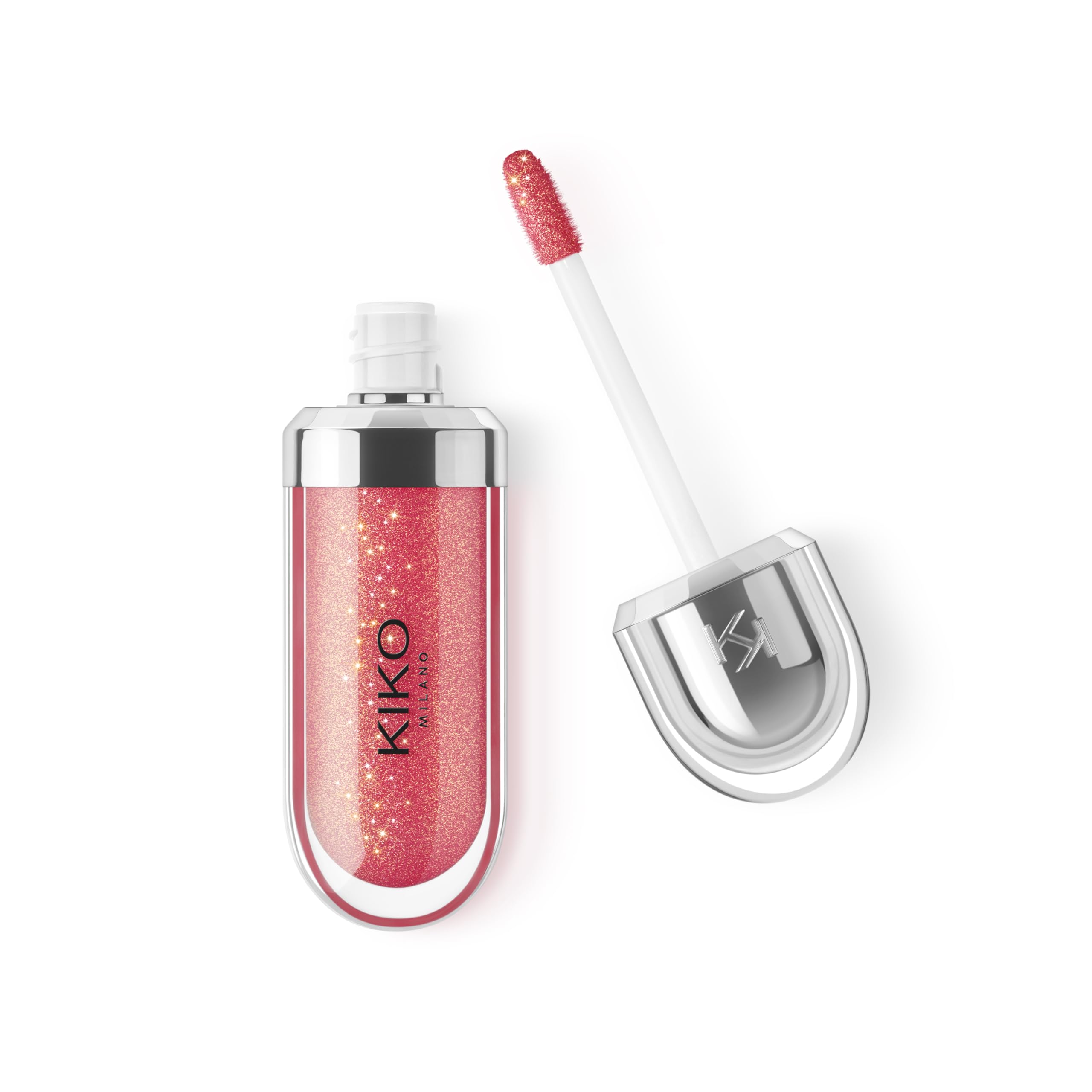 Kiko MILANO - 3d Hydra Lip Gloss Softening Lipgloss for a 3D Look | 13 Colors | Cruelty Free | Non-Comedogenic | Professional Makeup | Made in Italy (Golden Red)