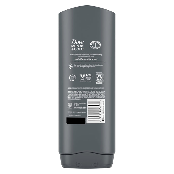 DOVE MEN + CARE Sensitive Skin Body & Face Wash 4 Count