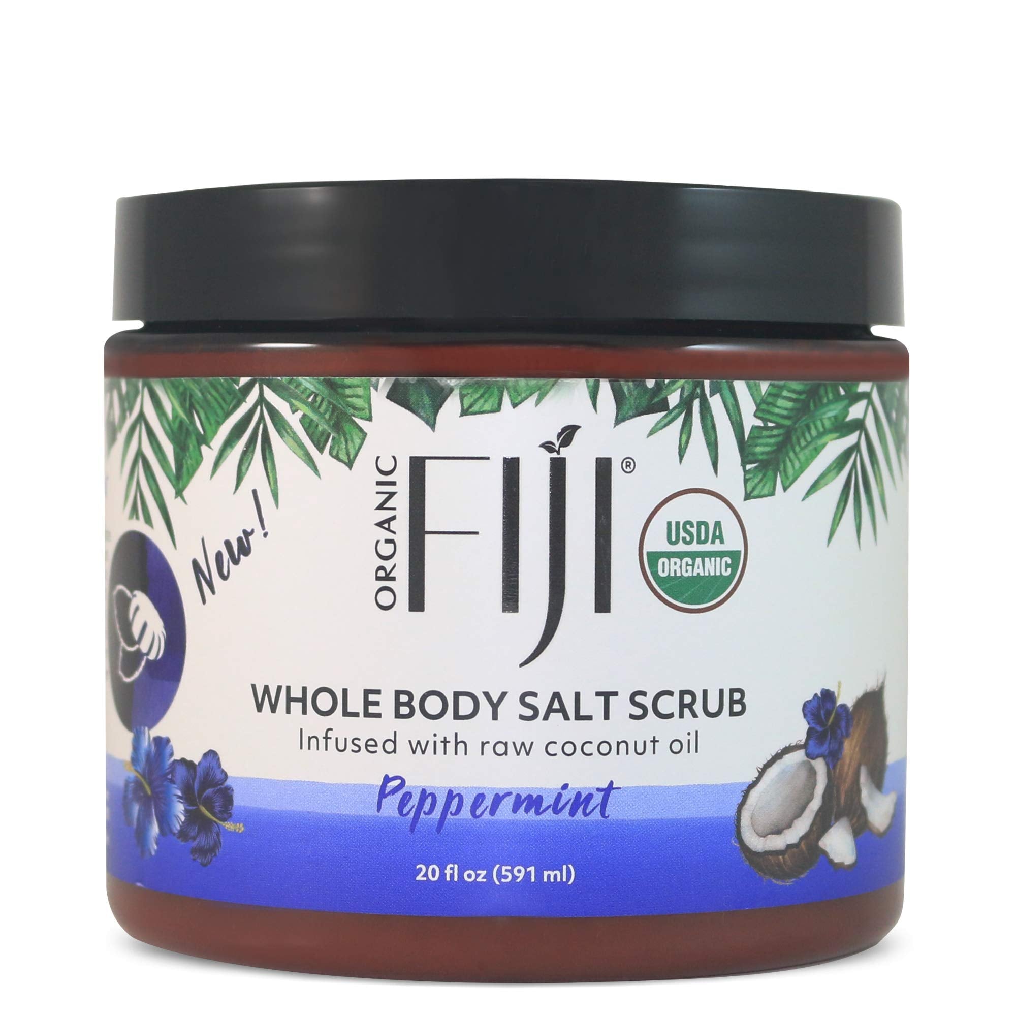 Organic Fiji Body Polish Coral Sea Salt 20-Ounces