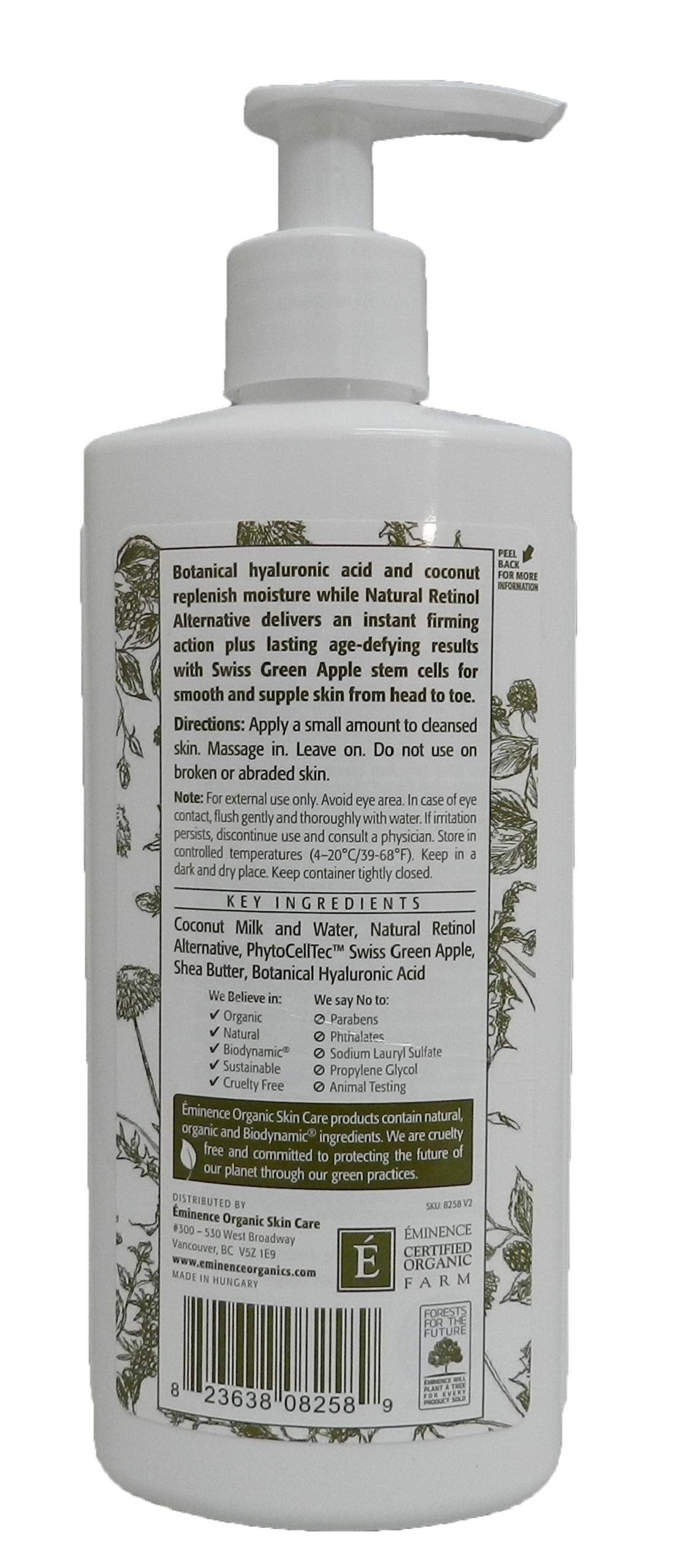 Eminence Organics Coconut Firming Body Lotion 8 oz