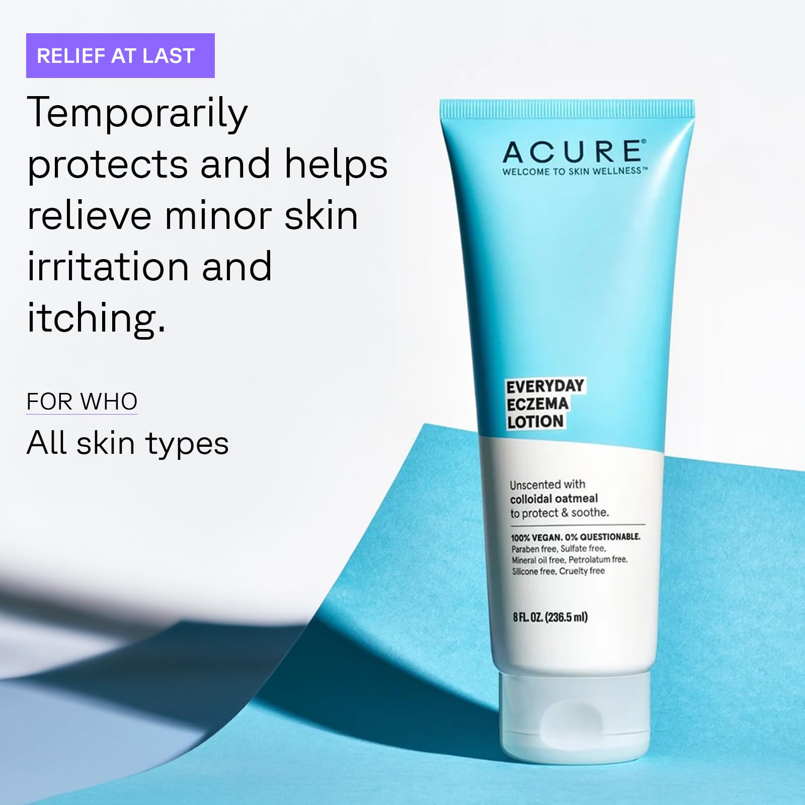 Acure Everyday Eczema Unscented Lotion, 8 Ounce: Everyday Eczema