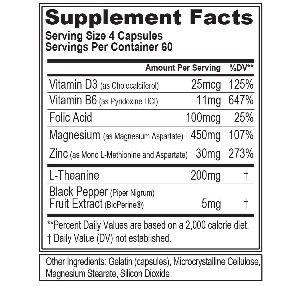 Evlution EVL Post Workout Recovery Bodybuilding Supplement - Magnesium and Zinc - ZMatrix Zinc Magnesium Aspartate Muscle Recovery Supplement for Sleep Support and Muscle Health