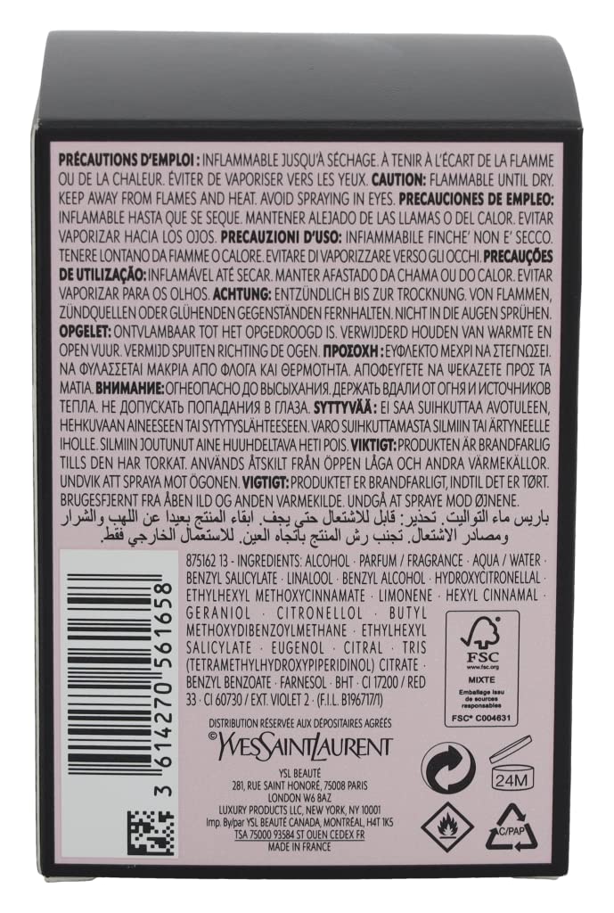 Yves Saint Laurent Mon Paris Eau De Parfum, 50ml