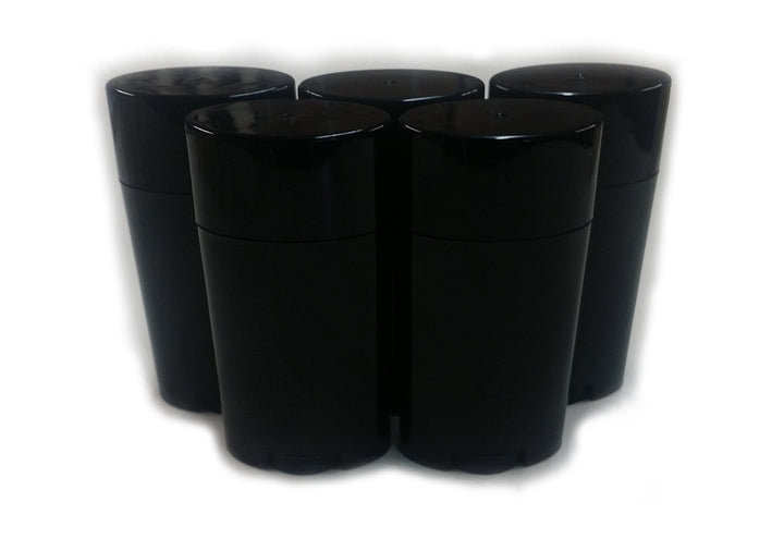 Eclectic Supply Black: Dmtse Deodorant Containers, New & Empty; Pack of 5