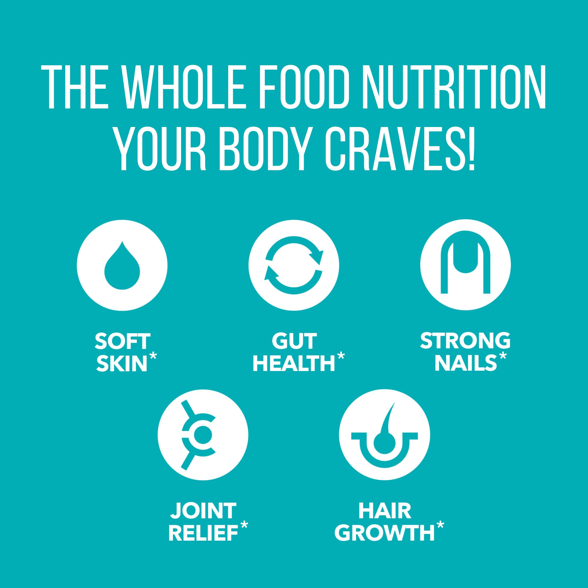 Natures Plus Collagen Peptides, Vanilla - 0.8 lb Powder - Hair, Skin, Nail & Joint Health, Immune System Support - Non-GMO, Gluten Free - 14 Servings