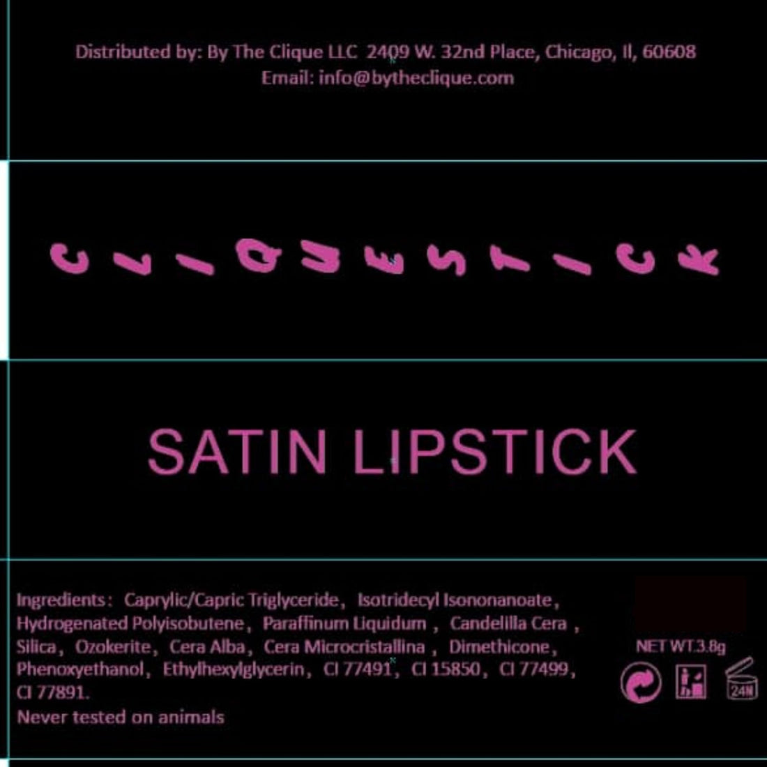 Red Carpet Ready Premium Satin Lipstick | By The Clique | Deep Red …