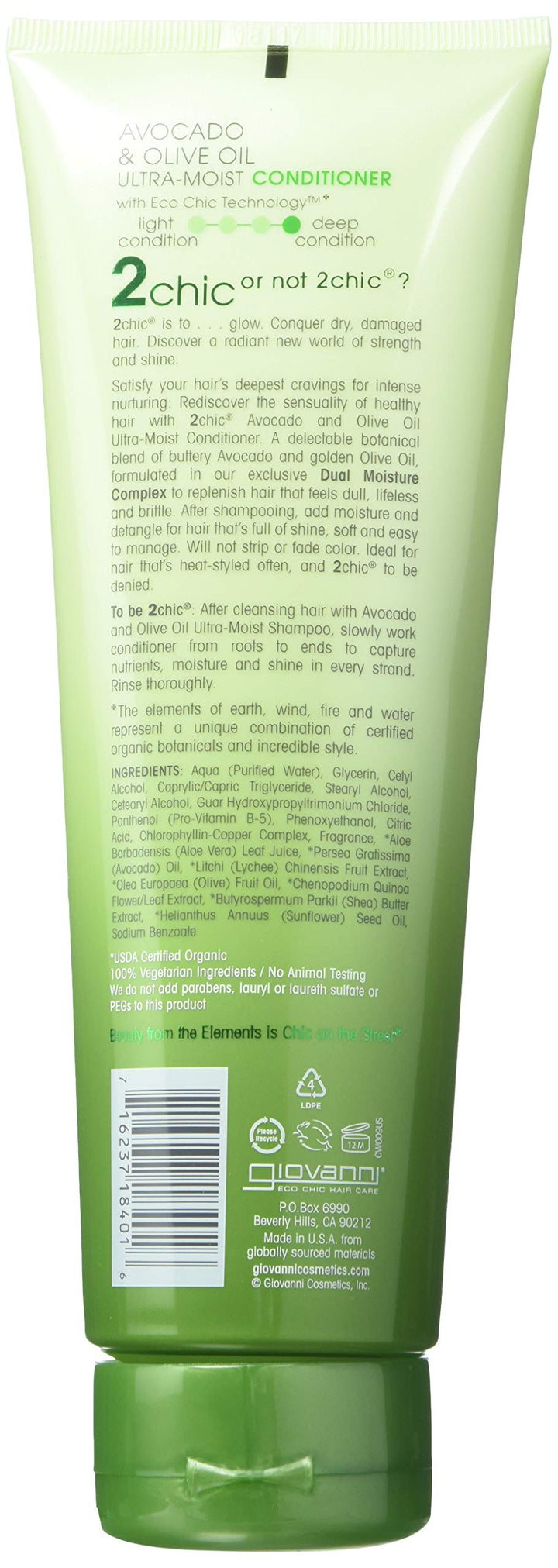 GIOVANNI HAIR CARE PRODUCTS Giovanni Cosmetics 2chic Cond Avcdo & Olv Oi
