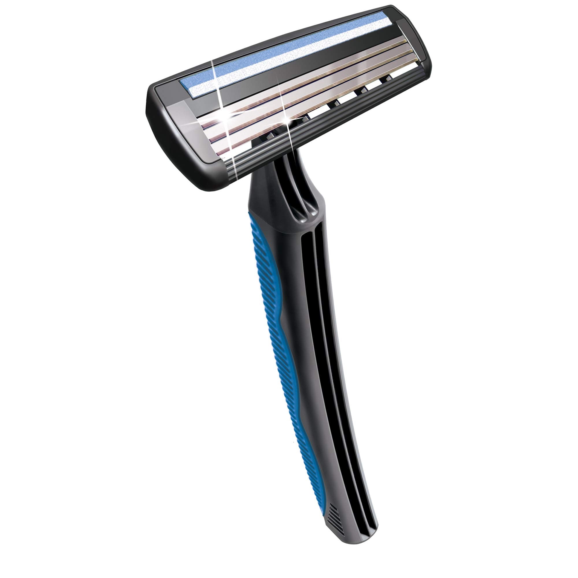 BIC Comfort 3 Men's 3-Blade Disposable Shaving Razor - Case of 36 Individually Wrapped Men's Razors