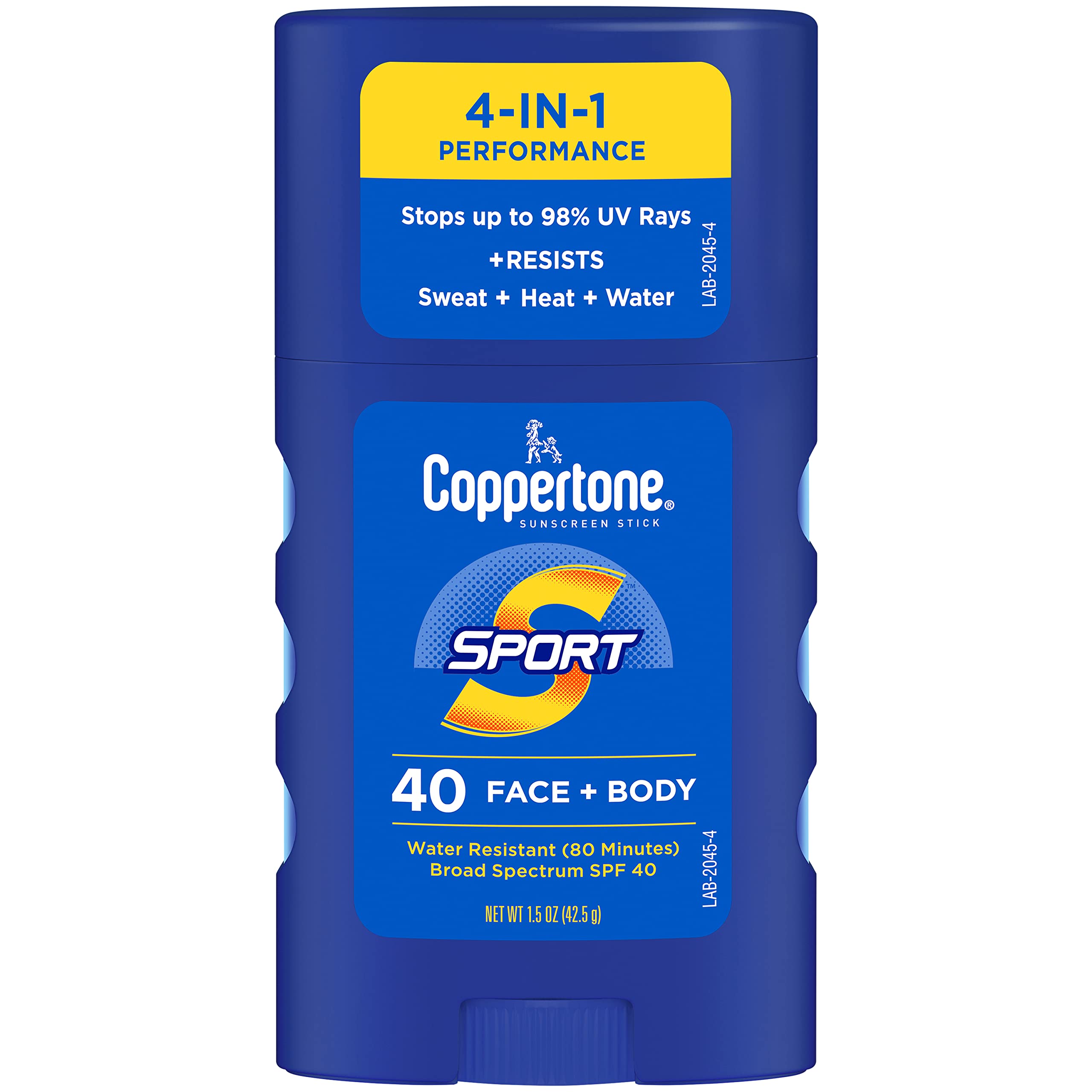 Coppertone SPORT Sunscreen Stick Broad Spectrum SPF 50, 1.5-Ounce