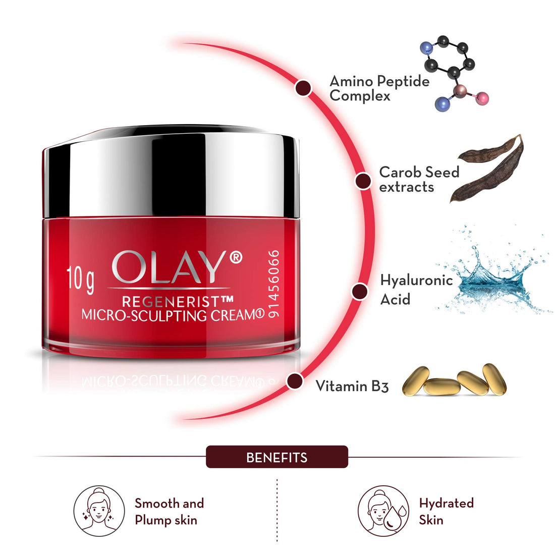 Olay Day Cream: Regenerist Microsculpting Mini Moisturiser (non SPF), 10g/0.35oz