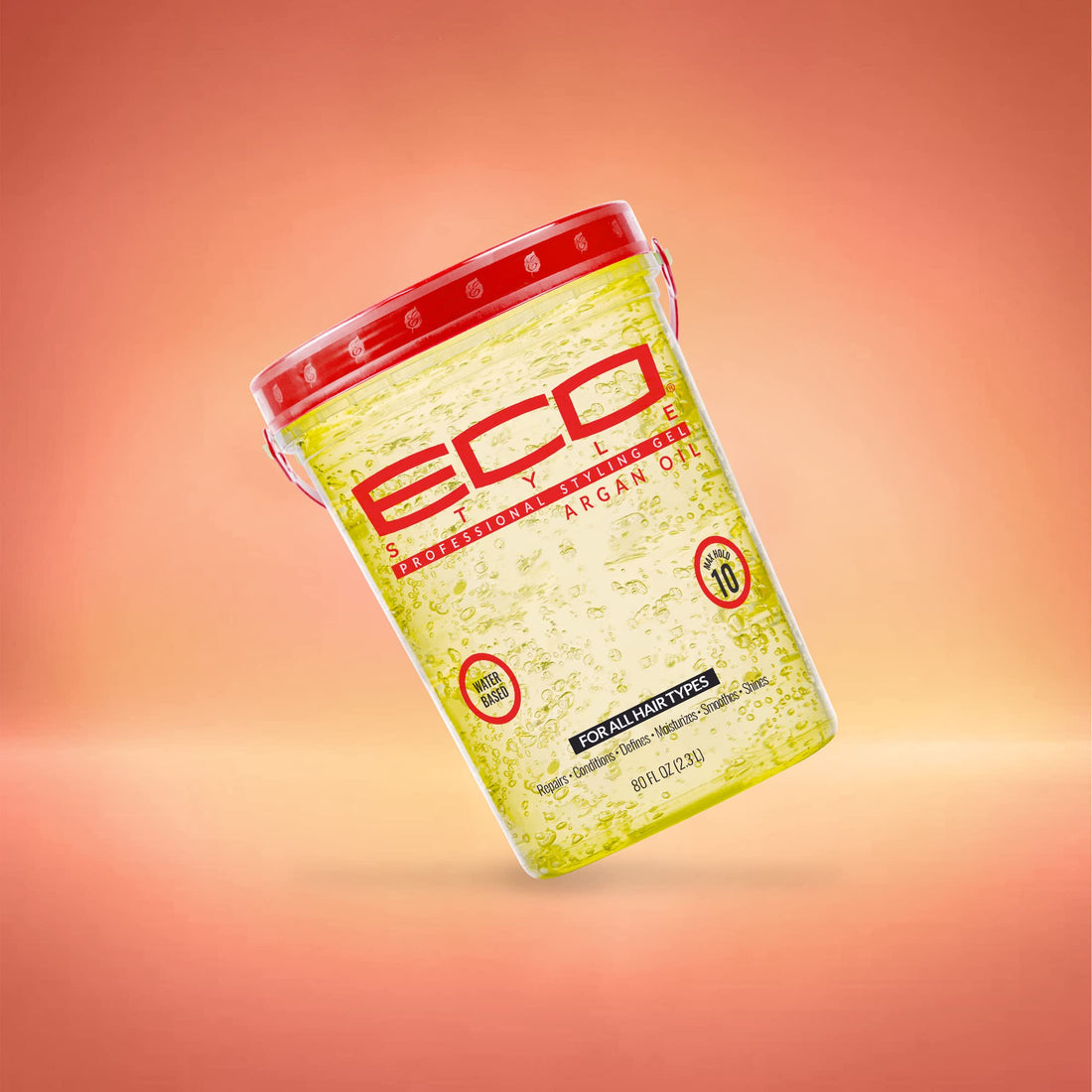 ECOCO Eco Style Gel, Argan Oil, 80 Ounce(2.36 Liter)