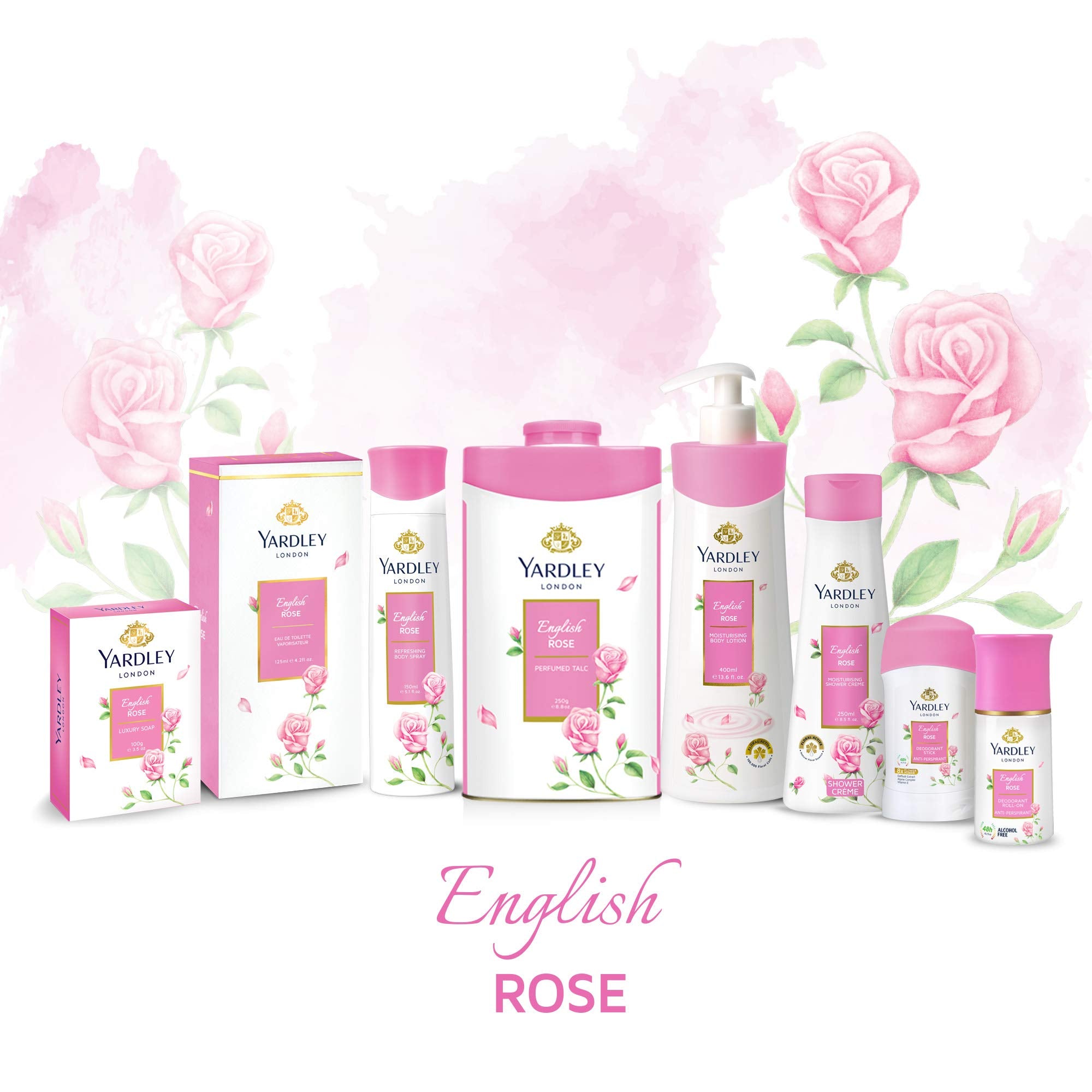 English Rose Soap 3 Bar Box 100gea bar by Yardley