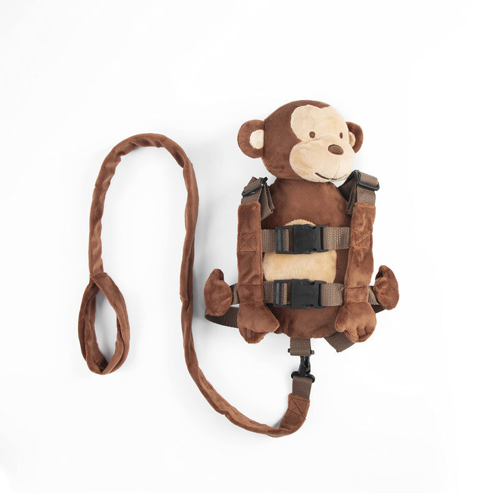 Berhapy 2 in 1 New Monkey Toddler Safety Harness Backpack Children's Walking Leash Strap(Brown)