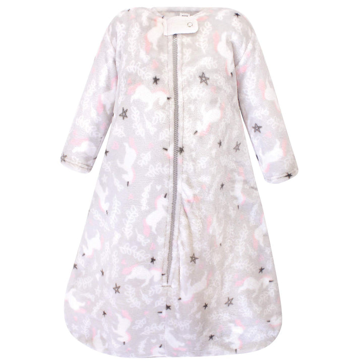 Hudson Baby Unisex Baby Plush Sleeping Bag, Sack, Blanket, Whimsical Unicorn, 6-12 Months