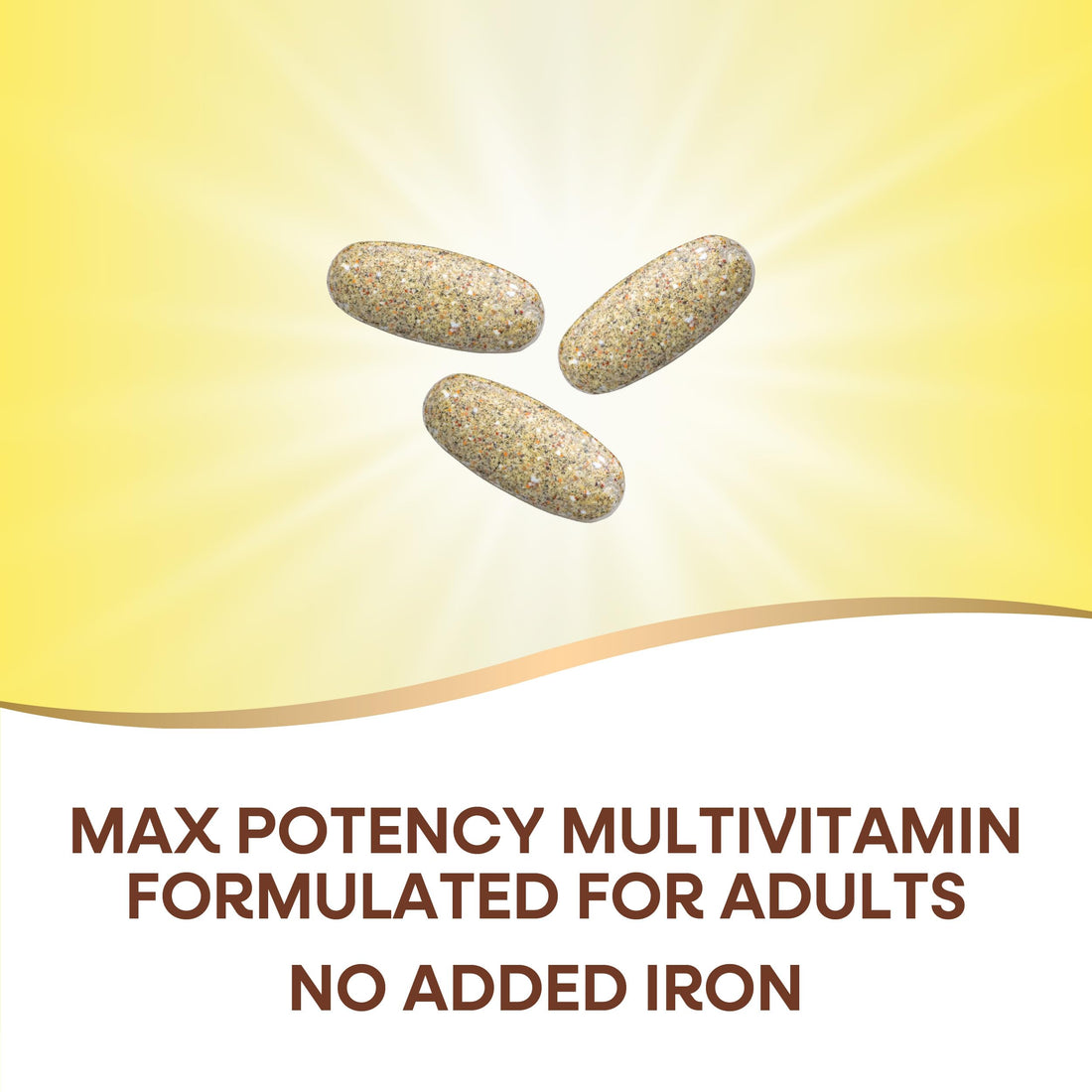 Nature's Way Alive! Max3 Potency Adult Complete Multivitamin, High Potency B-Vitamins to Support Energy Metabolism*, with Methylated B12 and Folate, No Added Iron, 180 Tablets (Packaging May Vary)