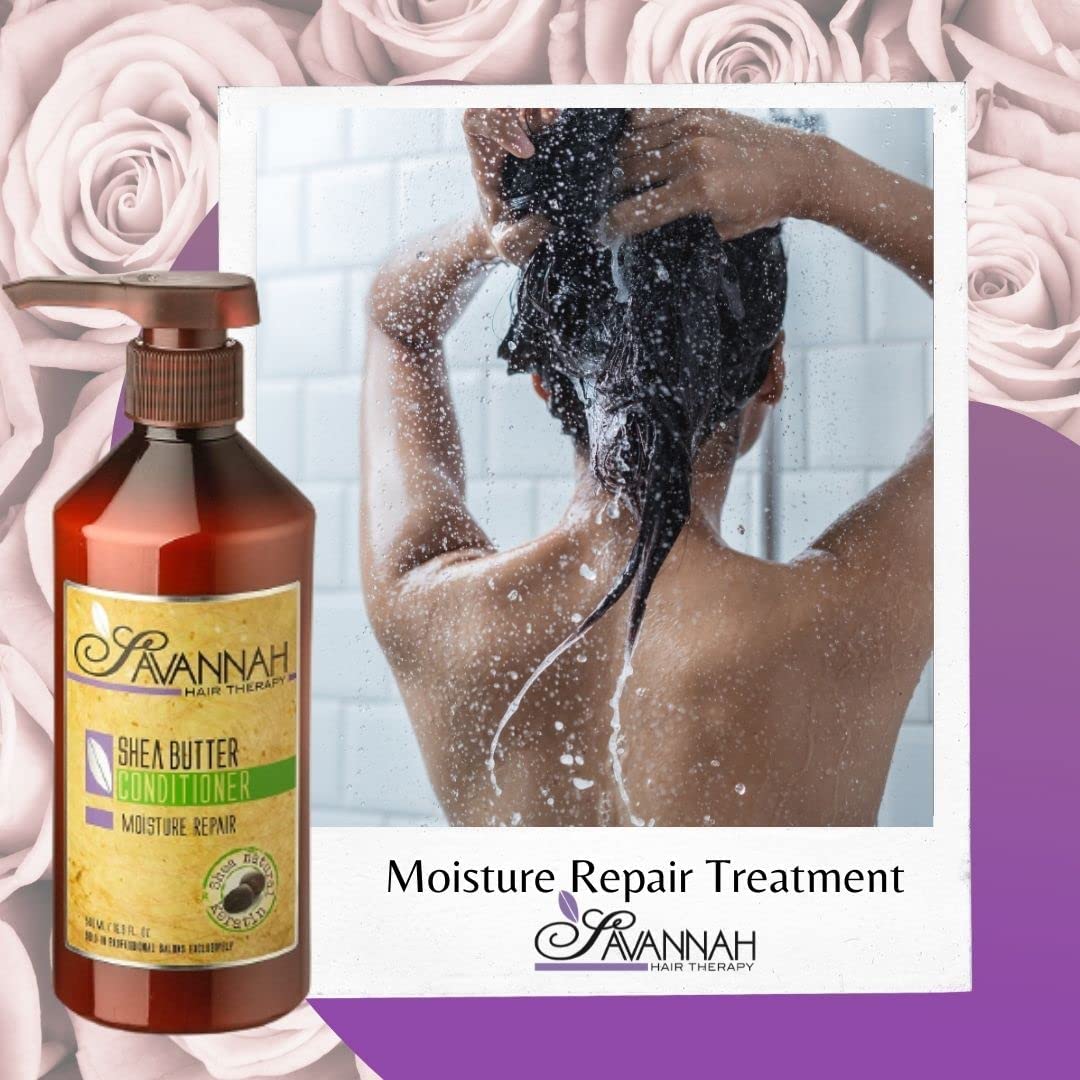 Savannah Hair Theraphy - Shea Butter Conditioner - 16.9 oz