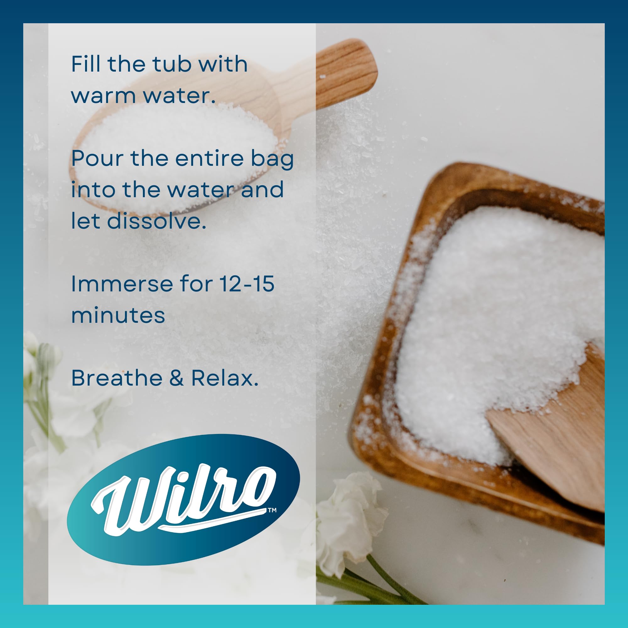 Wilro Soothing, Aromatic Bath Salts, 3 Pack, Menthol Eucalyptus