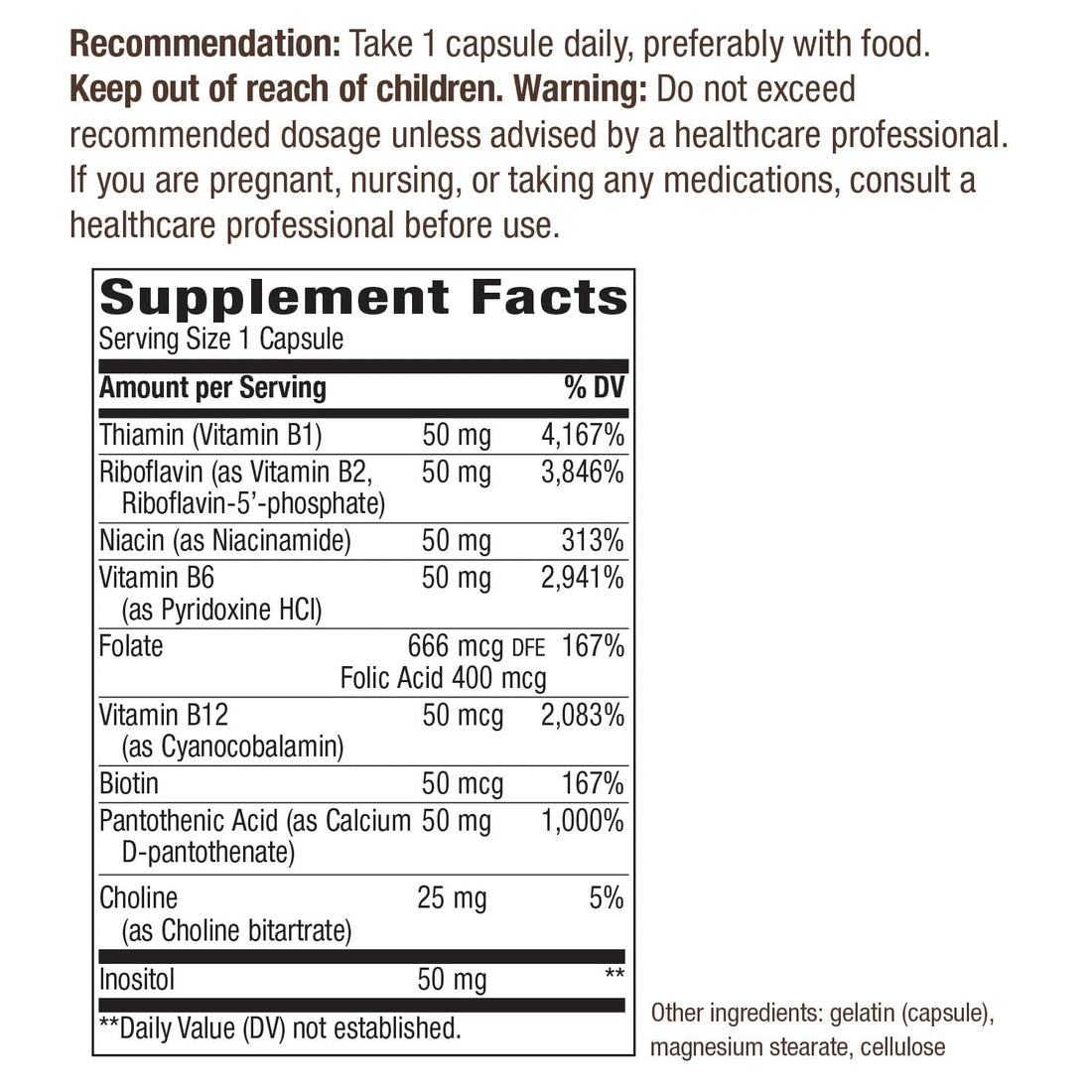 Nature's Way Vitamin B-50 Complex
