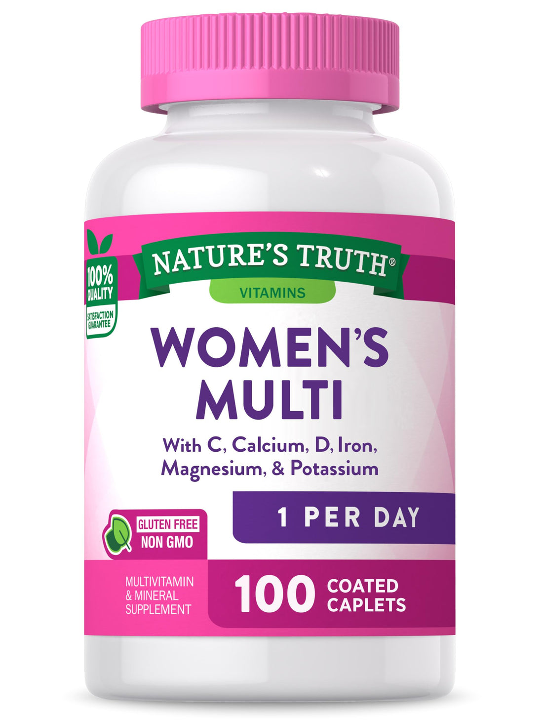 Nature's Truth Multivitamin for Women with Iron | 100 Pills | Non-GMO & Gluten Free Supplement | ABC Complete