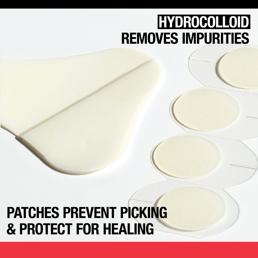 Neutrogena Stubborn Acne Blemish Patches Combination Pack, Ultra-Thin Hydrocolloid Acne Patch Absorbs Fluids & Removes Impurities To Help Pimples Look Smaller, 2 Sizes, 16 Patches
