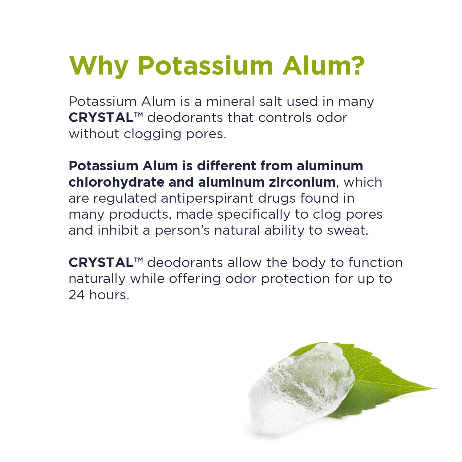 Crystal Deodorant - Mineral Roll on Vegan Deodorant for Women and Men, Chamomile & Green Tea - 2.25 fl. oz. (3 Pack) (Packaging May Vary)