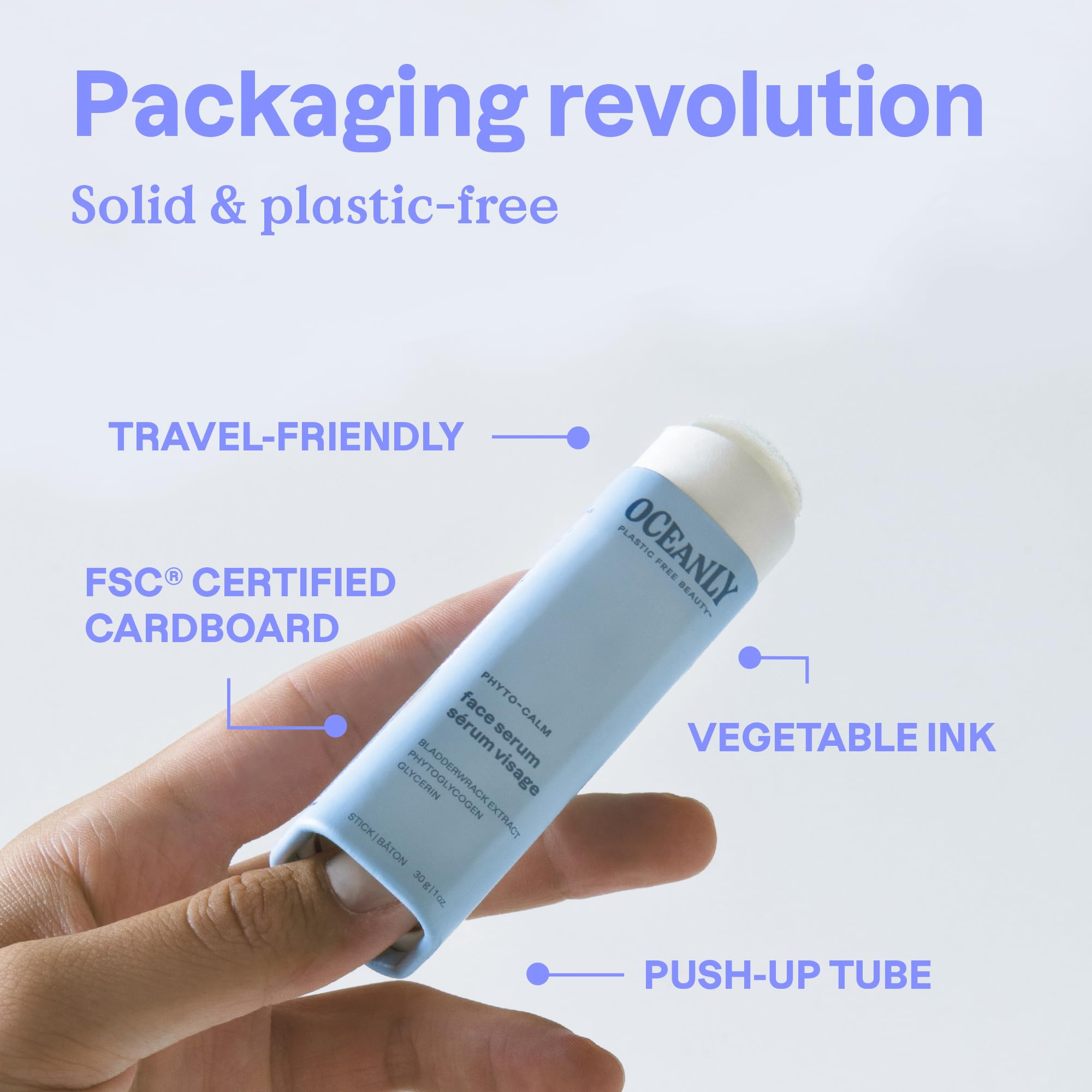 ATTITUDE Oceanly Face Cream Stick, EWG Verified, Plastic-free, Plant and Mineral-Based Ingredients, Vegan and Cruelty-free Beauty Products, PHYTO GLOW, Unscented, 0.3 Ounce