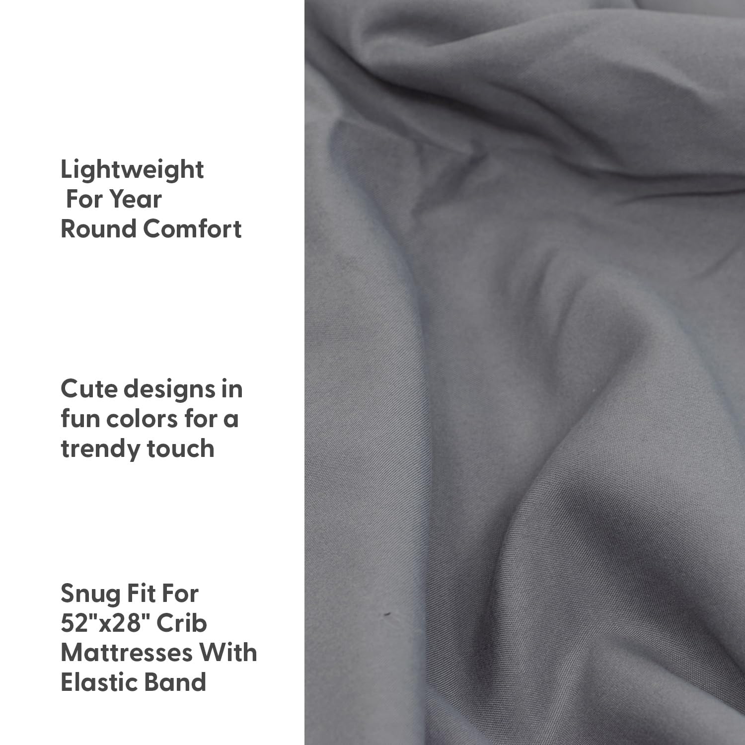 The Peanutshell 4-Pack Fitted Crib Sheet Set - Super Soft & Breathable Baby Girl or Boy Crib Sheets, Nursery Decor, Fit for Standard Mattress Cover- Celestial Moon & Stars