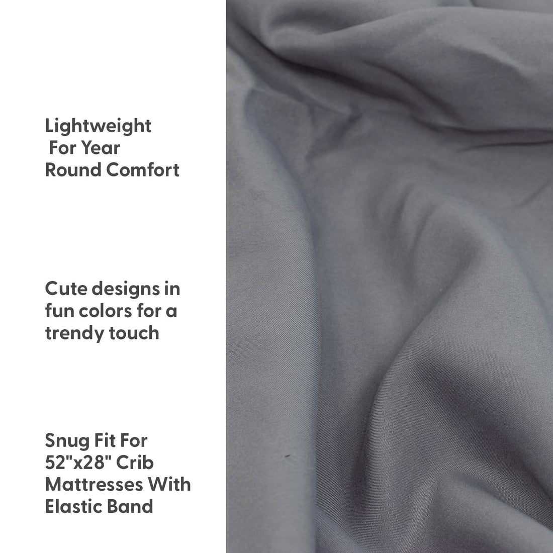 The Peanutshell 4-Pack Fitted Crib Sheet Set - Super Soft & Breathable Baby Girl or Boy Crib Sheets, Nursery Decor, Fit for Standard Mattress Cover- Celestial Moon & Stars