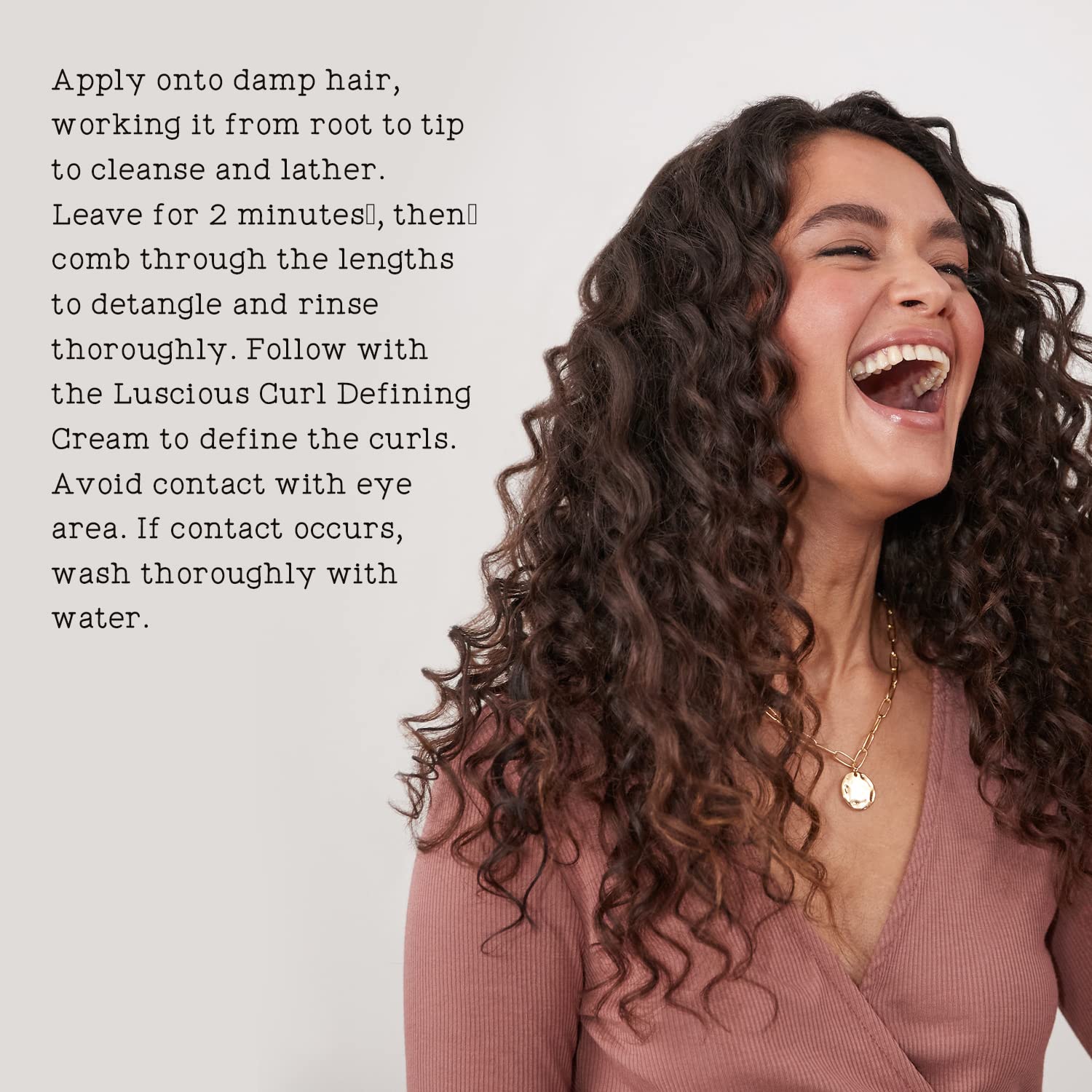 Christophe Robin Luscious Curl Cleansing Conditioner With Chia Seed Oil for Wavy to Softly Curled Hair 8.4 fl. oz