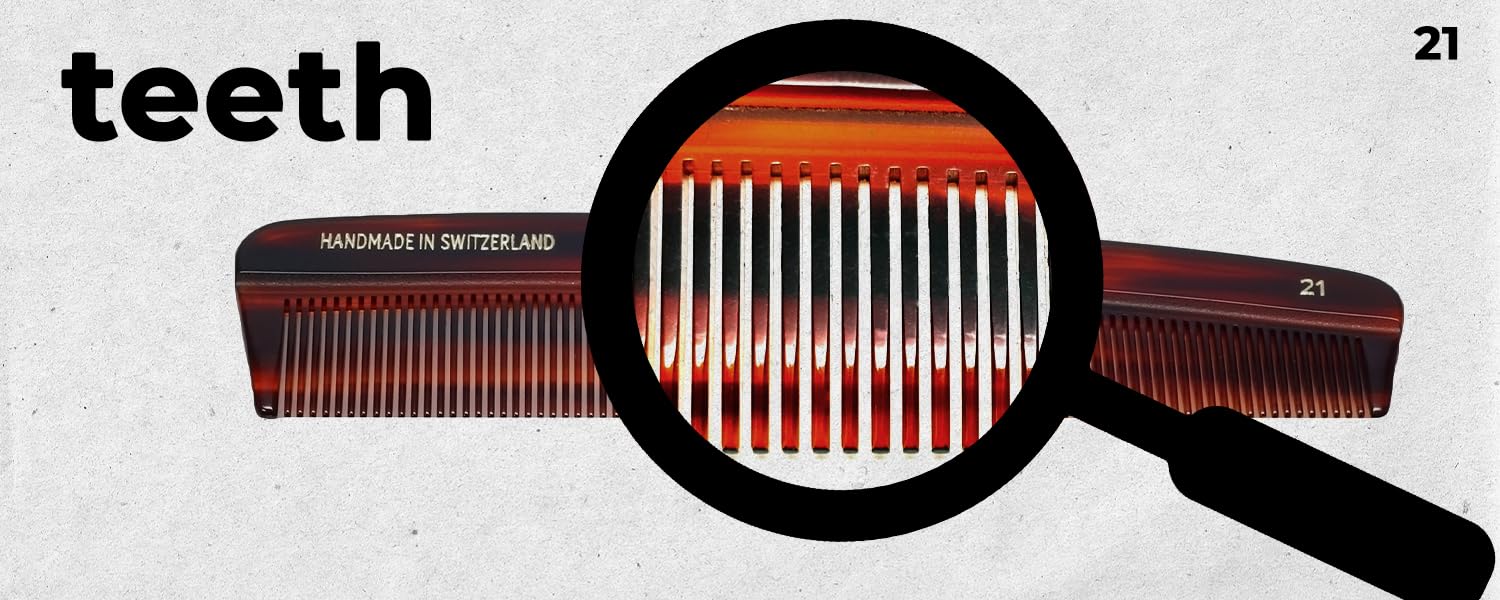 Hand-made tortoise comb #21