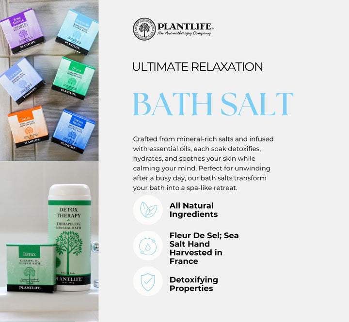 Sore Muscle Therapeutic Mineral Bath Salt- 16 oz