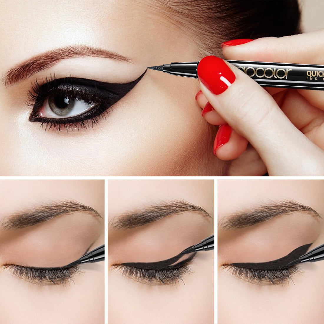 Docolor Waterproof Liquid Eyeliner Eye Liner Gel Black