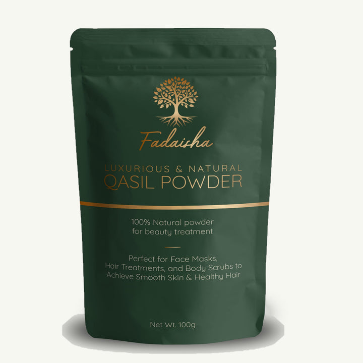 Fadaisha Pure 100% Qasil Powder - Natural Herbal Facial Cleanser & Exfoliator for Radiant Skin - Nourish & Rejuvenate Your Complexion - Skincare Face/Body Mask with Zero Added Chemicals- 100gr