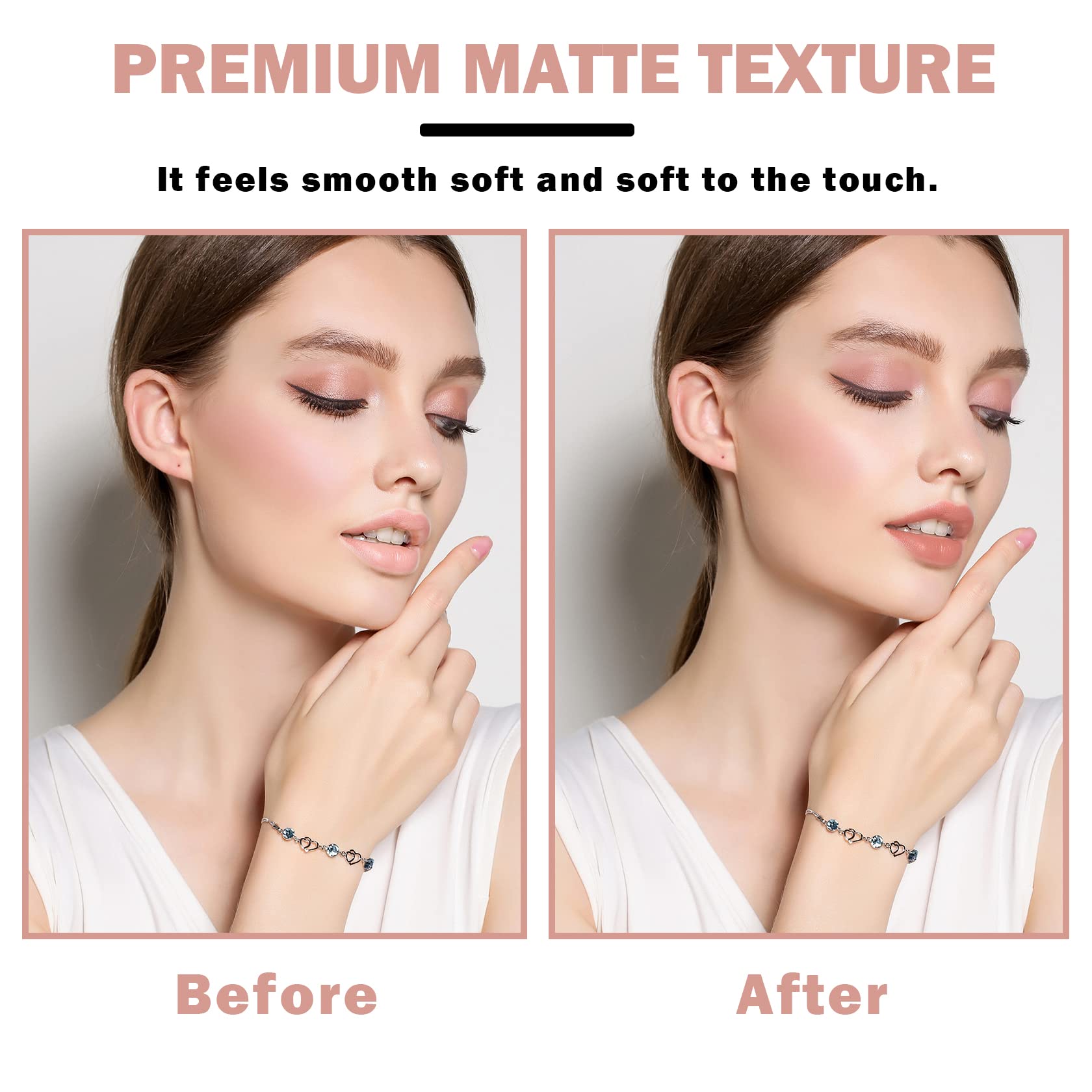 XINGXYUEL Matte Nude Lipstick Silky Velvet Lip Gloss Nude Lip Stain Paper Tube Lipsticks Non-Stick Cup, Waterproof Long Lasting Matte Lipstick for Women Daily Professional Lip Makeup-02 Nude