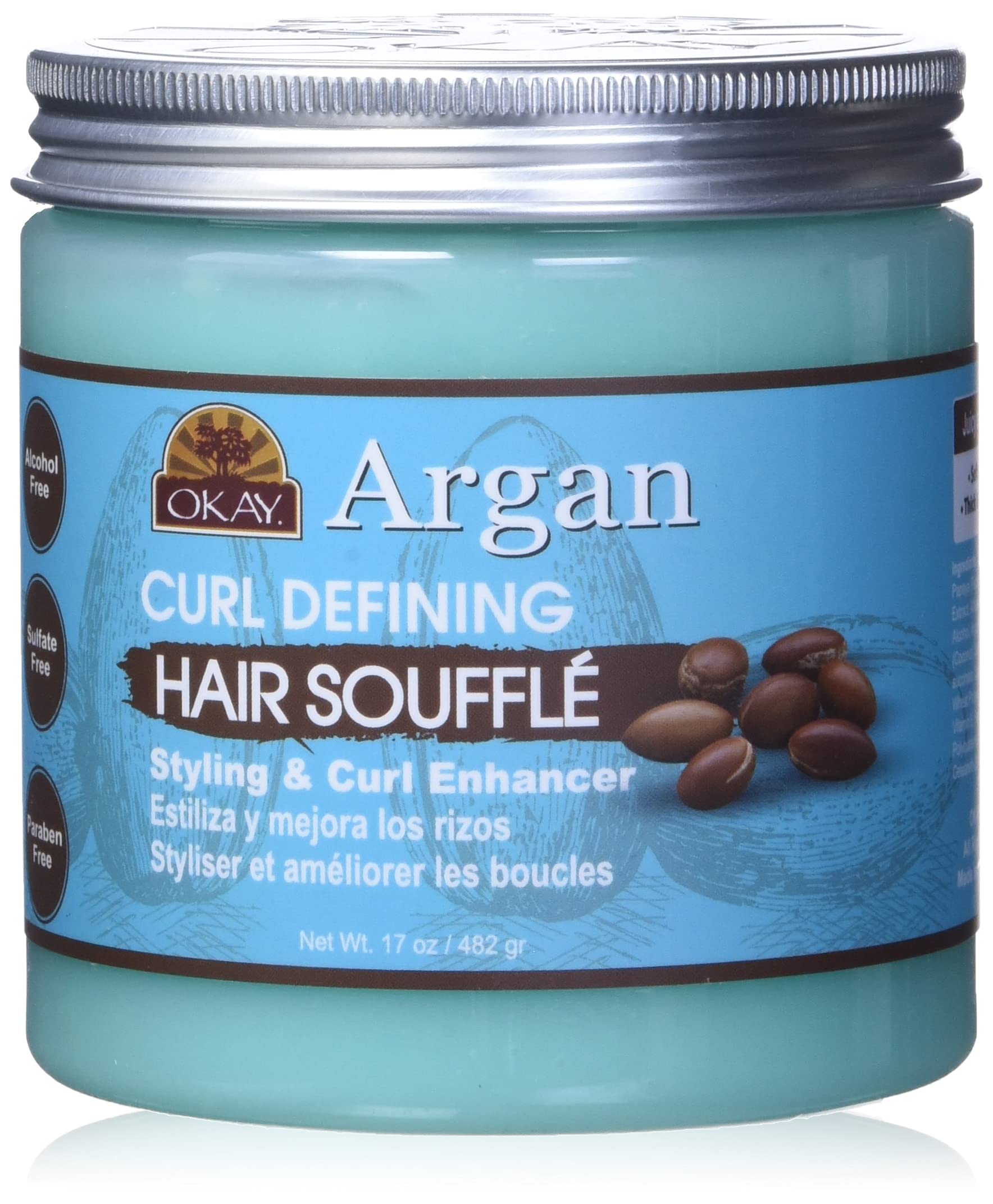 Okay Argan Hair Custard, 17 Ounce