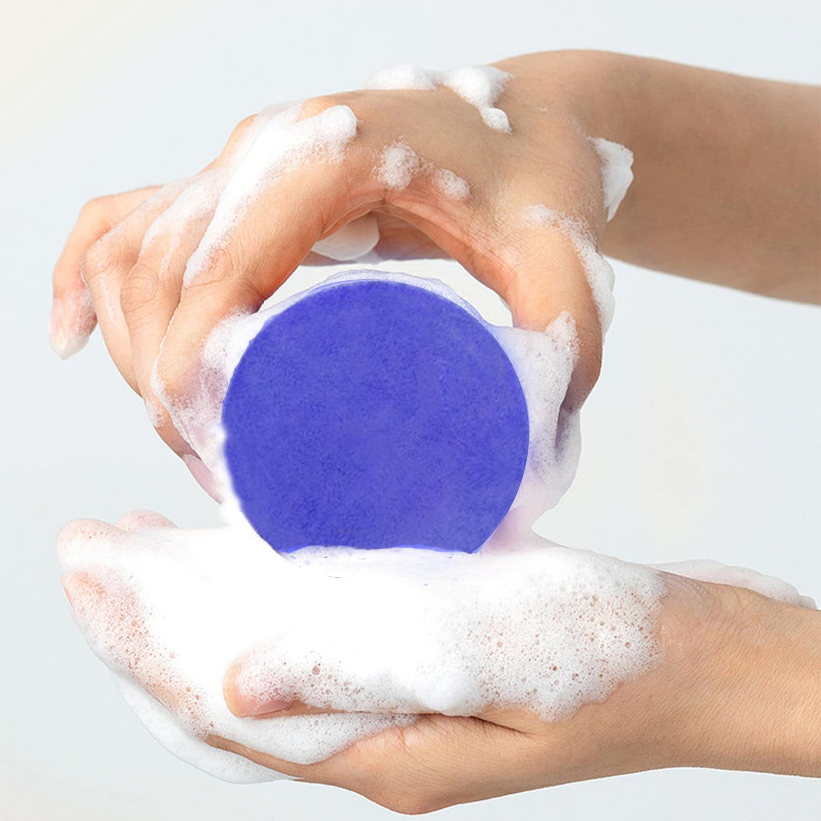 modayeri alisveriste yeni moda Purple Shampoo Bar with Biotin - Neutralize Brassy Tones & Strengthening Formula Solid Shampoo Bar - for Blonde, Lightened & Gray Hair, Vegan - Long-Lasting, 3.2 oz