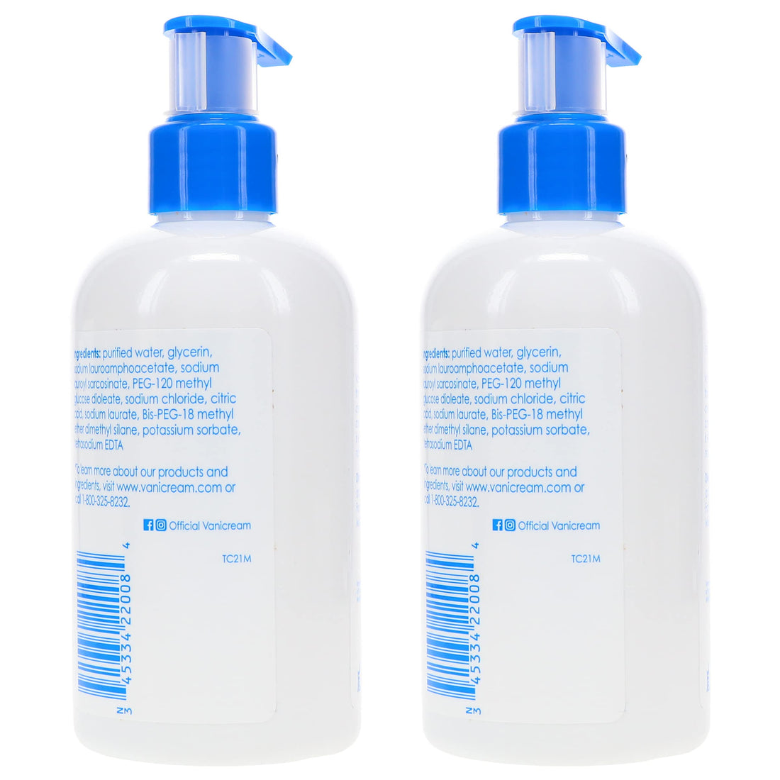 Free and Clear Liquid Cleanser, 8 Ounces each, Pack of 2