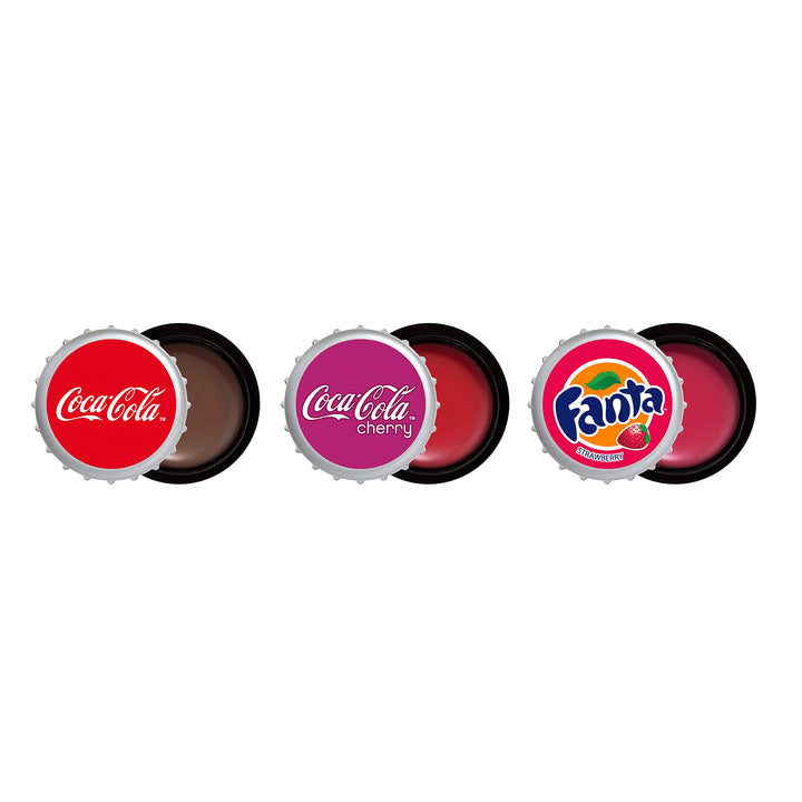 Lip Smacker Coca Cola Collection - Moisturizing, Soothing Coke Bottle Caps Trio