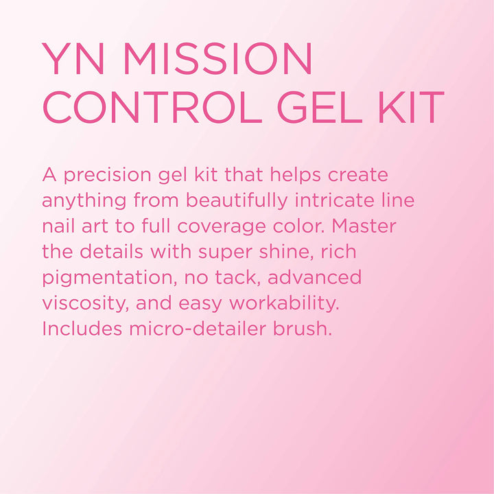 Young Nails Mission Control Gel Kit, 1.5 Ounce