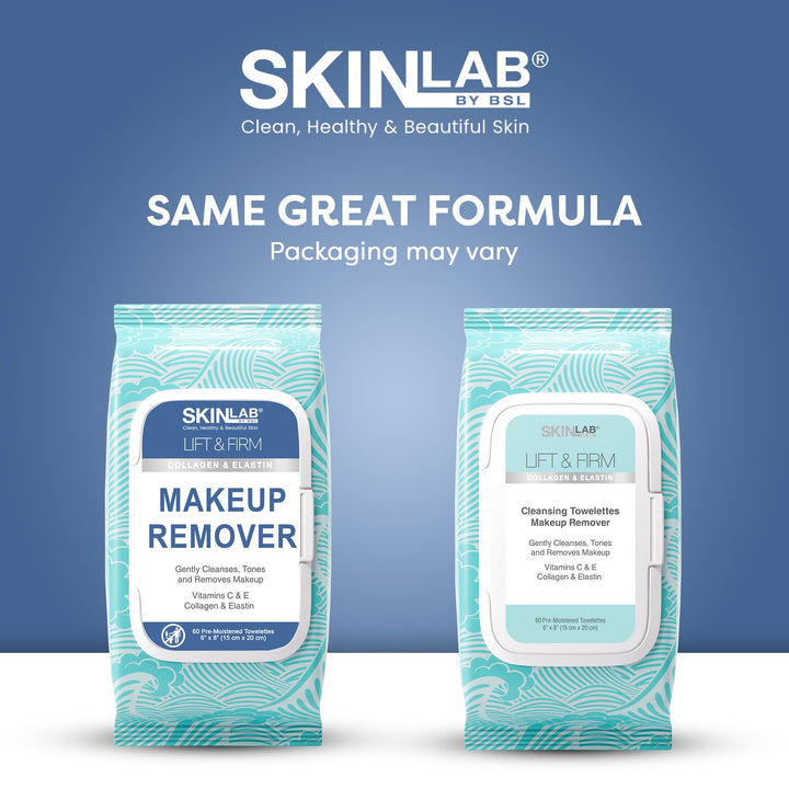 SKIN&LAB Skin Lab Lift & Firm Towellete Make-Up Remover 60 Count