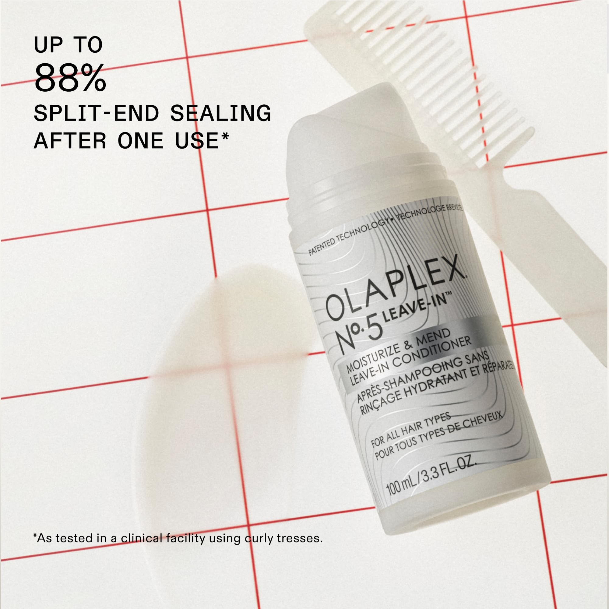 Olaplex No. 5 Leave-In Conditioner, Moisturizes & Mends Split Ends, Heat Protectant, Reduces Breakage, Continuously Repairs & Protects Damaged Hair