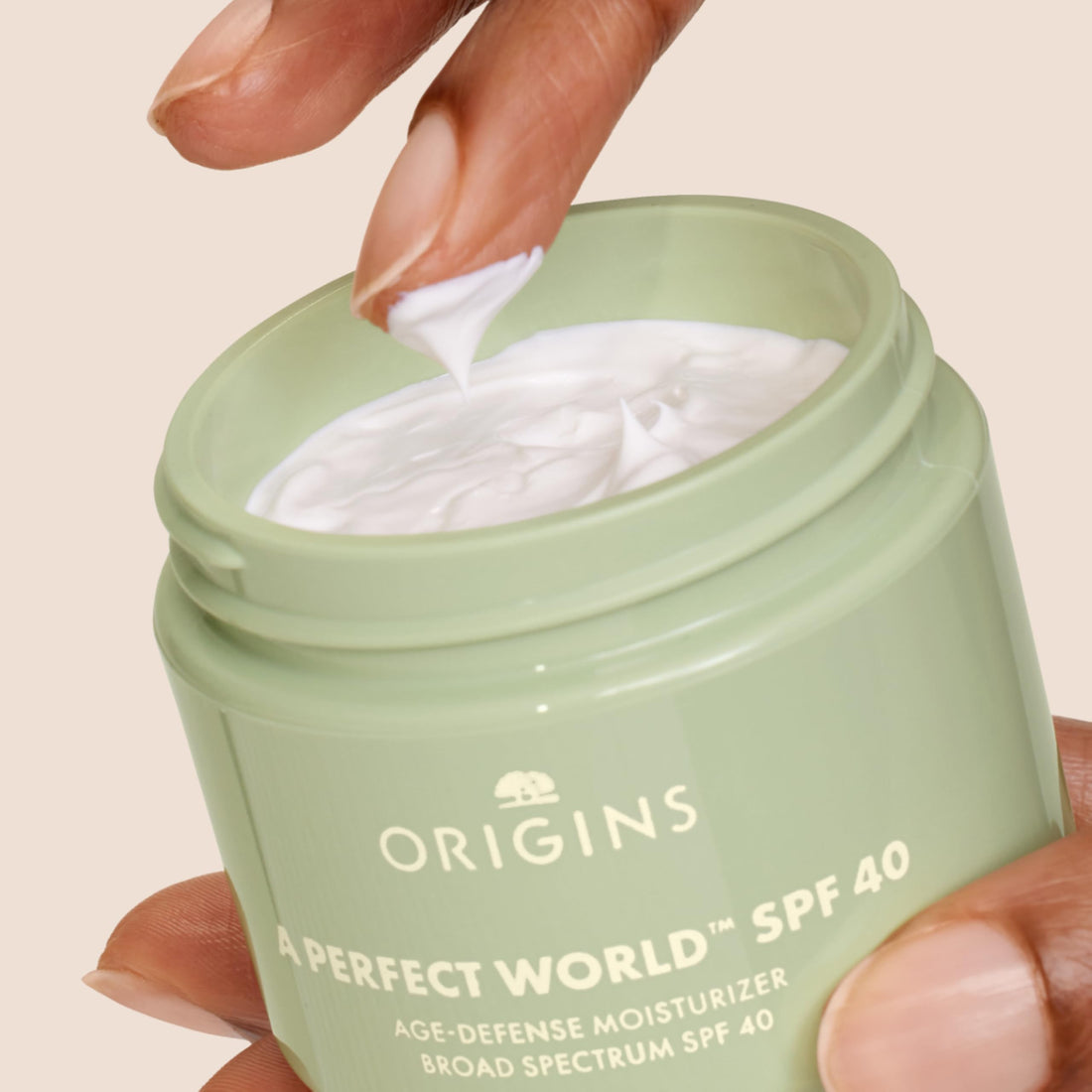 Origins A Perfect World Age-Defense Moisturizer with SPF 40 | Hydrates & Helps Delay Visible Signs of Aging | With Antioxidants, 1.7 Fl Oz