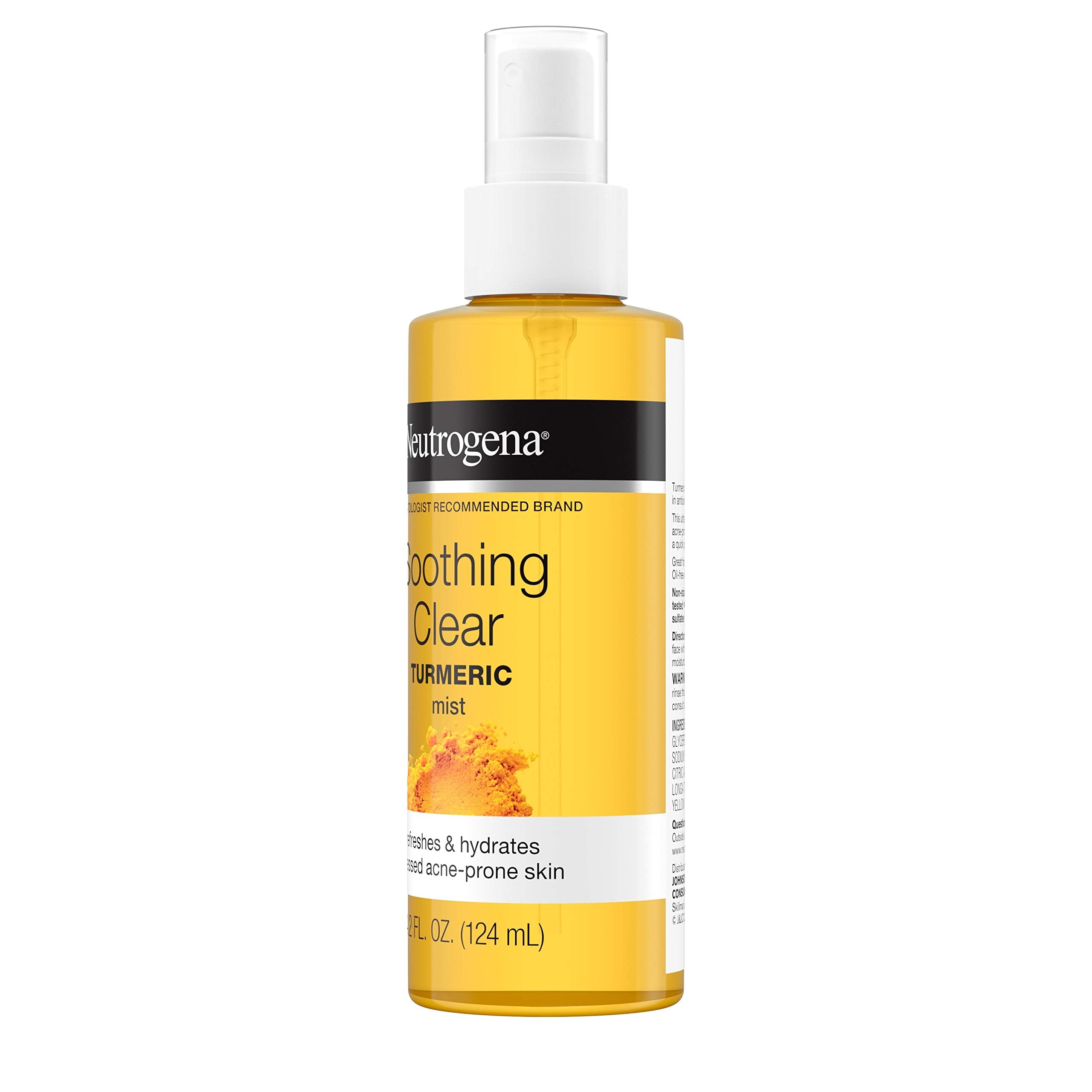 Neutrogena Soothing Clear Turmeric Mist Spray, 4.2 Fl Oz