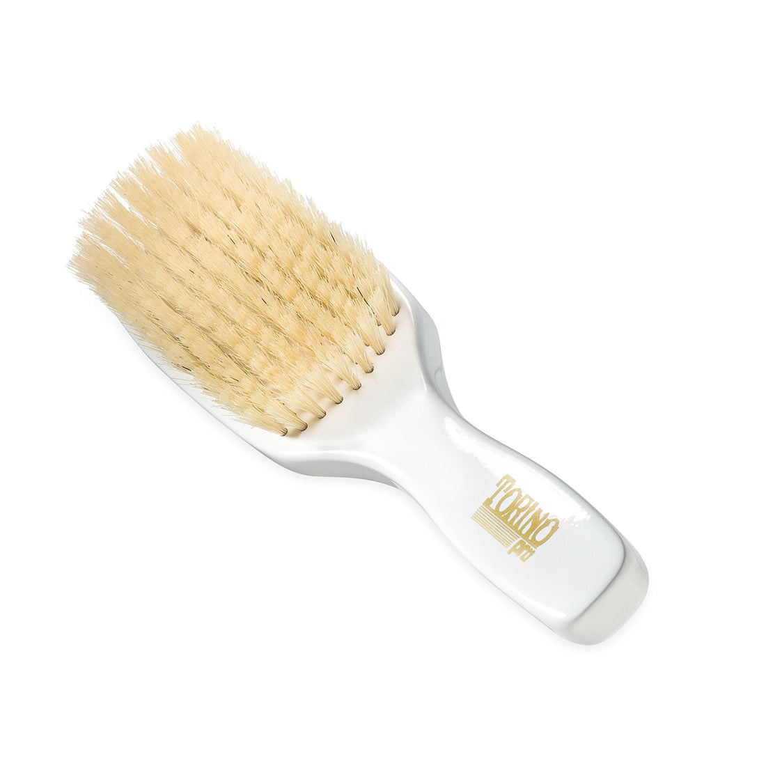 Torino Pro Wave Brush #500 By Brush King - 9 Row, Soft Wave Brush with Long Bristles - Made with 100% Boar Bristles - Great for Polishing/Laying Down Frizz & Finisher - 360 Waves Brush